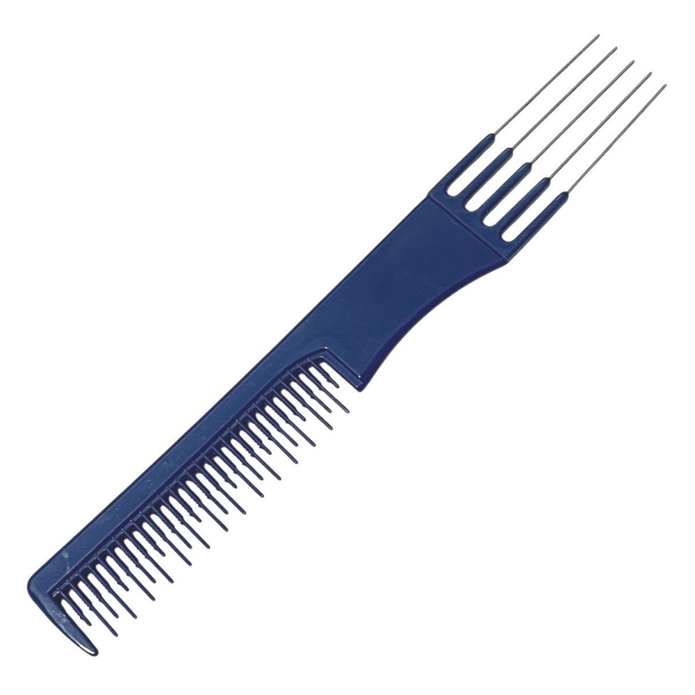 Comare Mark V Teasing Comb Celcon w/‎ Serrated Teeth Navy Blue